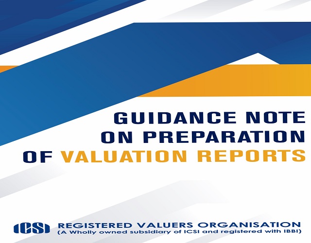 Guidance Note on Preparation of Valuation Reports